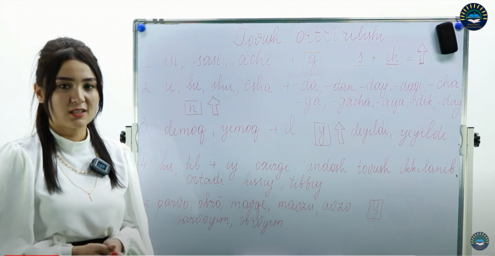 Fonetika bo'limi. Tovush orttirilishi hodisasi